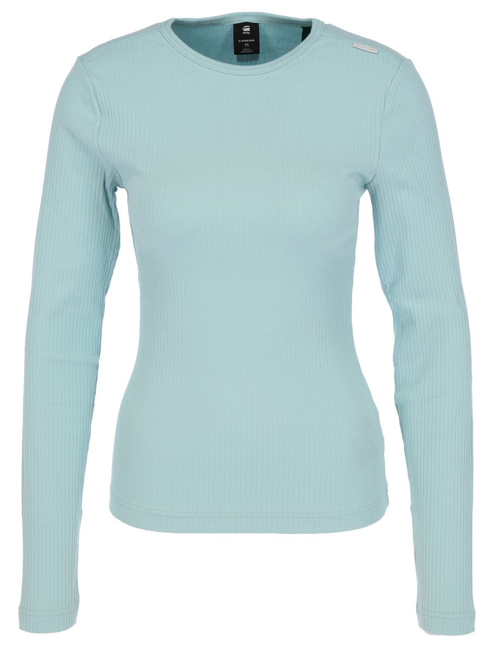 G-STAR RAW DENIM SLIM RIB 2.0 L/S Damen Longsleeve